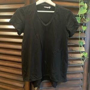 Wilt Black V Neck Tshirt Size Large Cotton Made in USA